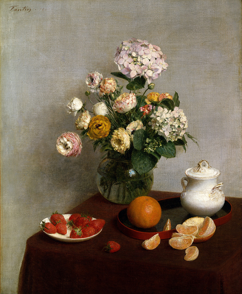 Henri Fantin Latour - Still life vase of hydrangeas and ranunculus 1866.jpg