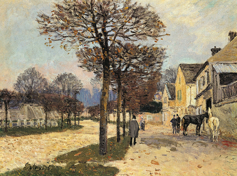 Rue à Marly, Entrée du Village.jpg