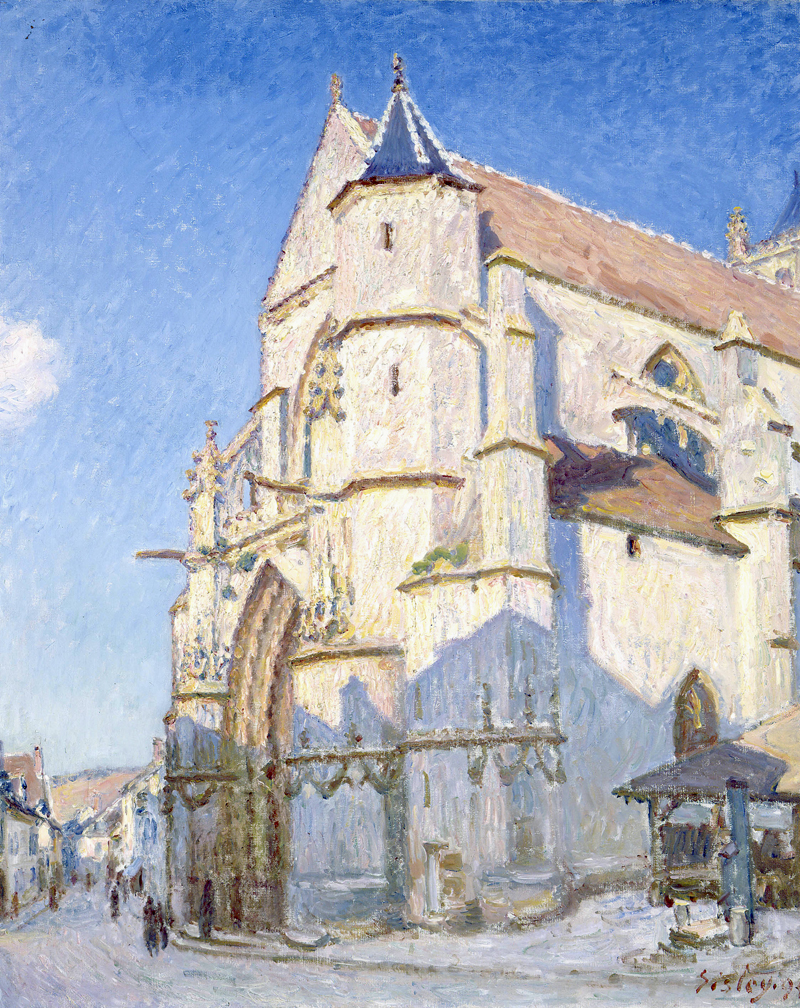 The Church of Moret, Evening.jpg