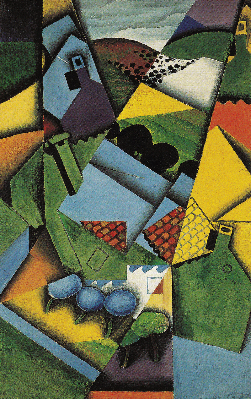 Paysage et maisons à Céret.jpg