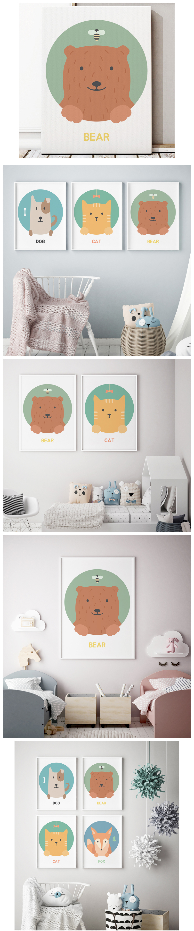 Teddy bear No_4 4set  .jpg