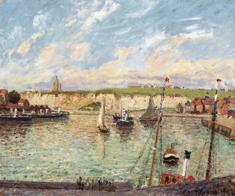 L'AVANT-PORT DE DIEPPE, APRÈS-MIDI, TEMPS LUMINEUX.jpg
